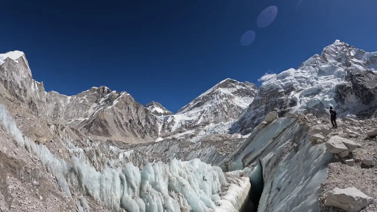 Aerial view of the Everest region